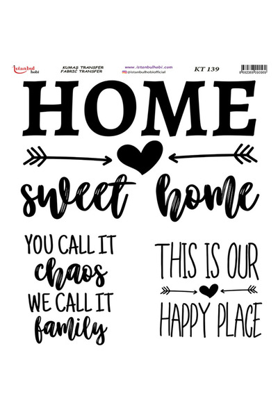 İstanbul Hobi Fabric Transfer Paper 20X20Cm Kt-139