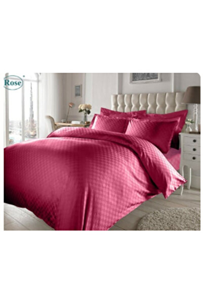ceneric Rose Jacquard Double Duvet Cover Set