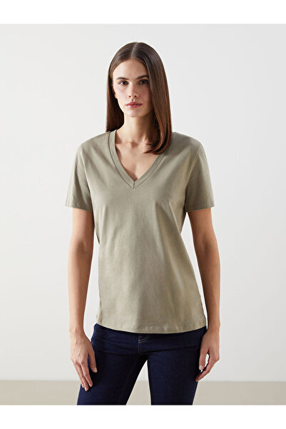 LC Waikiki منتجات فريزن ستور التي لا مثيل لها I V Planting Women T-shirt