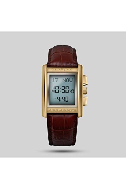Modern dawn Watch Brown Deluxe Leather with Gold Frame Model AL 208 GL