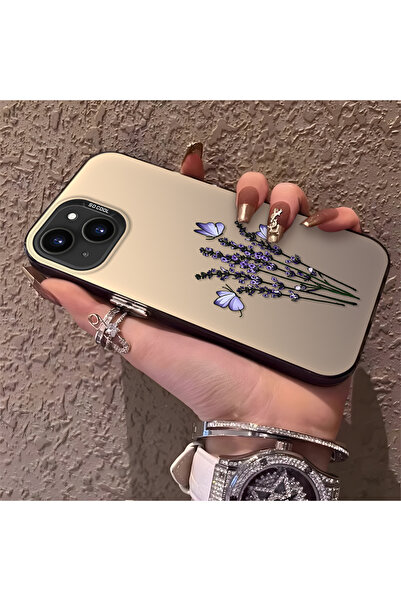 Hontinga حافظة هاتف آيفون 15 بلس متوافقة مع حافة السيليكون الصلبة والمضادة لل...