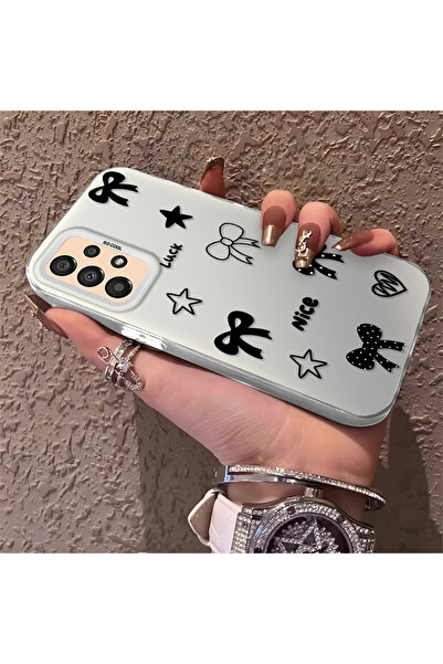 Hontinga حافظة هاتف سامسونج جالاكسي A33 متوافقة مع حافة السيليكون الصلبة والم...