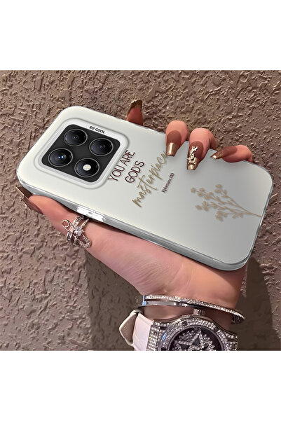 Hontinga Redmi Note 14 Pro 5G Uyumlu Silikon Kenar Sert Arka Anti Düşme Telef...