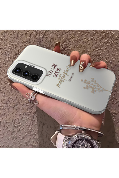 Hontinga حافظة هاتف سامسونج جالاكسي A54 متوافقة مع حافة السيليكون الصلبة والم...