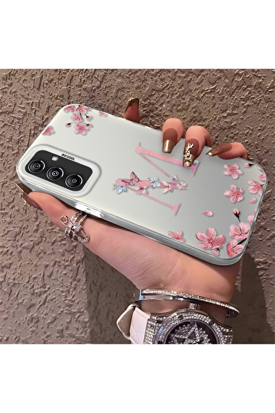 Hontinga حافظة هاتف سامسونج جالاكسي M34 متوافقة مع حافة السيليكون الصلبة ومضا...