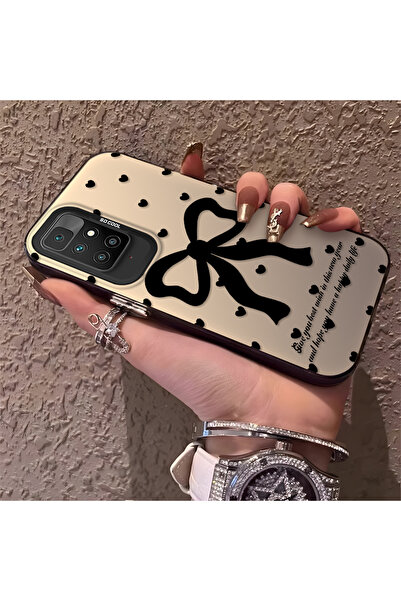 Hontinga حافظة هاتف ريدمي 10 متوافقة مع الحواف السيليكونية الصلبة والمضادة لل...