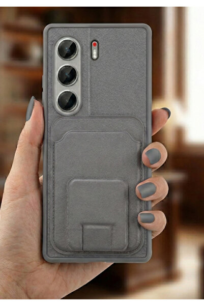 Rivor حافظة متوافقة مع هاتف تكنو كامون 40 برو مع حامل بطاقات وغطاء جلدي ممتص ...