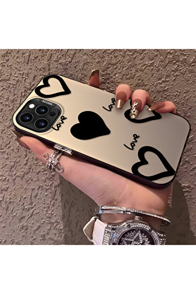 Hontinga حافظة هاتف آيفون 15 برو ماكس متوافقة مع الحواف السيليكونية الصلبة وا...