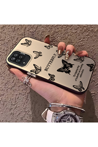 Hontinga حافظة هاتف سامسونج جالاكسي M12 متوافقة مع السيليكون ذات حافة على شكل...