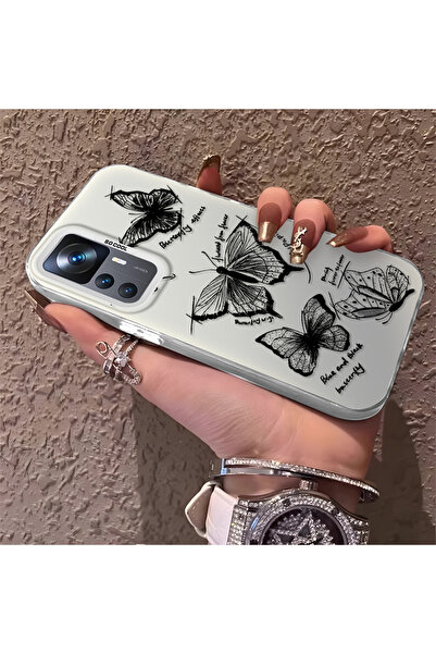 Hontinga حافظة هاتف Mi 12T Pro متوافقة مع الحواف السيليكونية الصلبة والمضادة ...