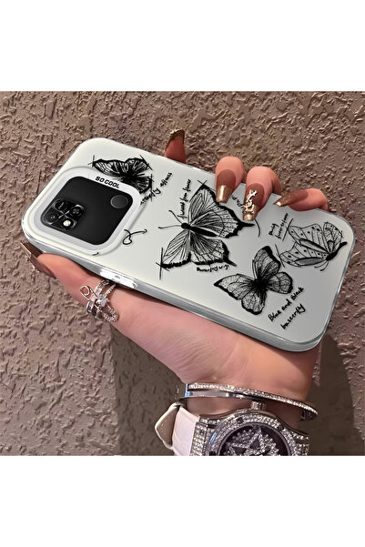 Hontinga Redmi 9C Compatible Silicone Edge Hard Back Anti-Fall Phone Case But...