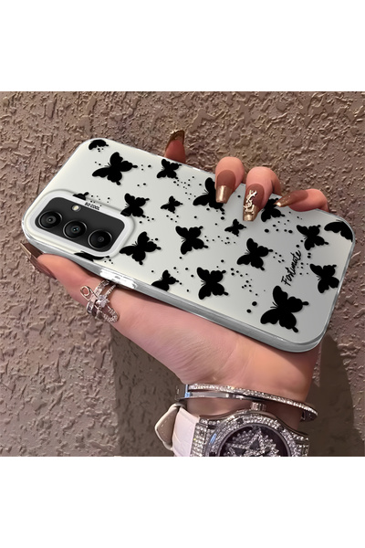 Hontinga حافظة هاتف سامسونج جالاكسي A15 متوافقة مع السيليكون ذات الحواف الصغي...