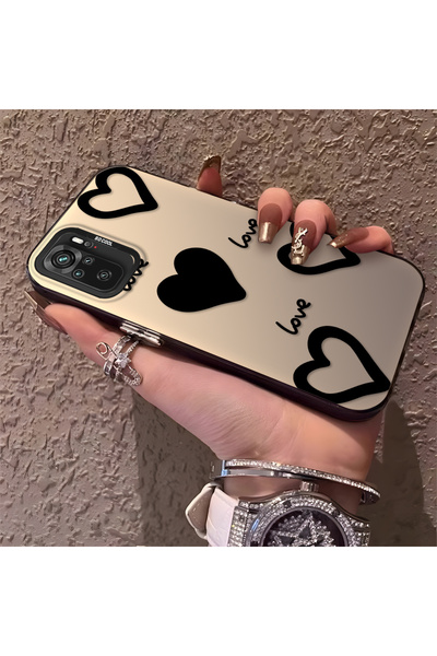 Hontinga حافظة هاتف Poco M5S متوافقة مع الحواف السيليكونية الصلبة والمضادة لل...