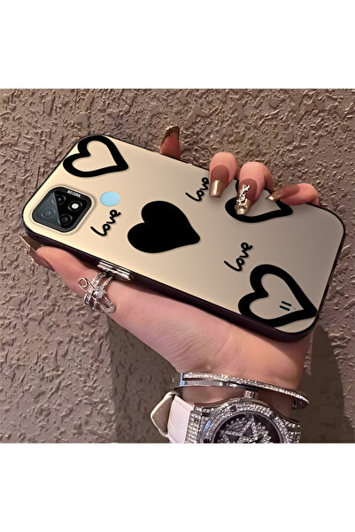 Hontinga حافظة هاتف Realme C21 متوافقة مع الحواف السيليكونية الصلبة والمضادة ...