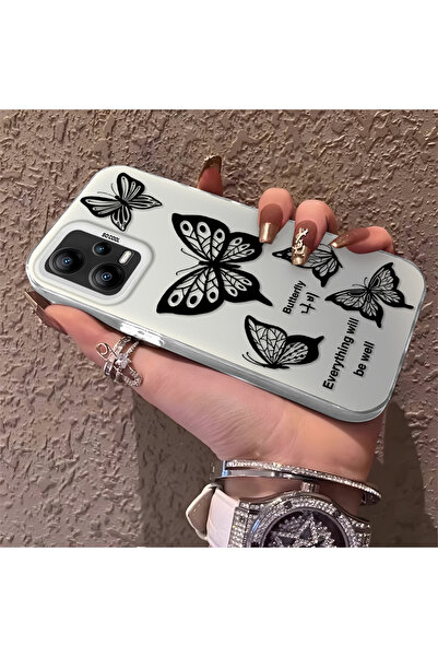 Hontinga حافظة هاتف Poco X5 5G متوافقة مع الحواف السيليكونية الصلبة والمضادة ...