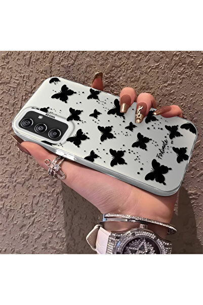 Hontinga حافظة هاتف سامسونج جالاكسي M34 متوافقة مع السيليكون ذات حافة على شكل...