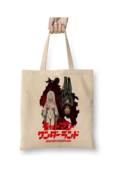 Toyaso Deadman Wonderland Ganta Igarashi Shiro White Tote Bag Long Handle Sho...