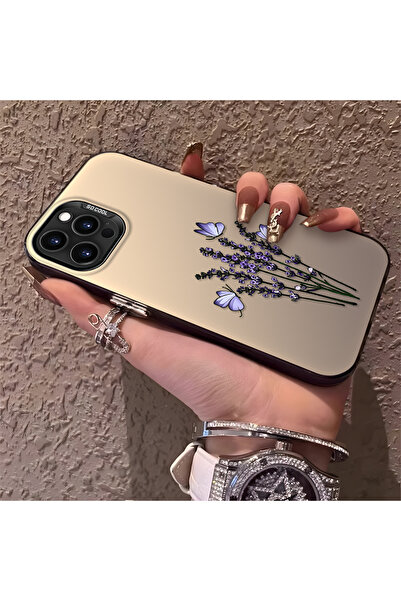 Hontinga حافظة هاتف آيفون 14 برو ماكس متوافقة مع حافة السيليكون الصلبة والمضا...