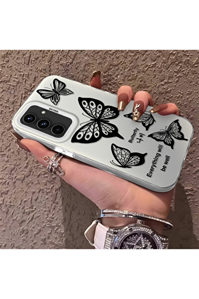 Hontinga حافظة هاتف سامسونج جالاكسي A54 متوافقة مع الحواف السيليكونية الصلبة ...