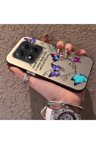 Hontinga حافظة هاتف Poco X7 5G متوافقة مع السيليكون ذات الحواف الصلبة والمضاد...