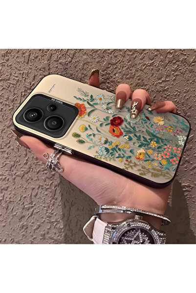 Hontinga Redmi Note 13 Pro Plus 5G Uyumlu Silikon Kenar Sert Arka Anti Düşme ...