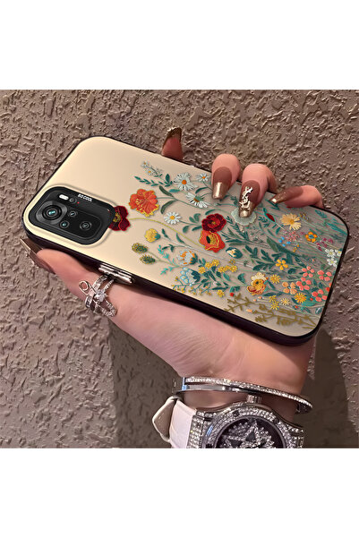 Hontinga حافظة هاتف Poco M5S متوافقة مع حافة السيليكون الصلبة ومضادة للسقوط و...