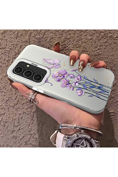 Hontinga حافظة هاتف سامسونج جالاكسي S24 بلس متوافقة مع الحواف السيليكونية الص...