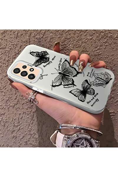 Hontinga حافظة هاتف سامسونج جالاكسي A33 متوافقة مع الحواف السيليكونية الصلبة ...