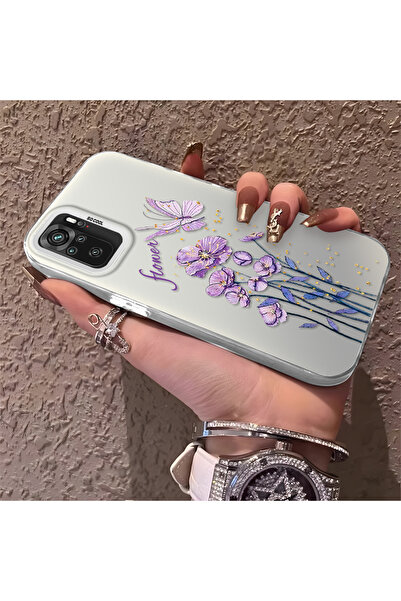 Hontinga Redmi Note 10 Compatible Silicone Edge Hard Back Anti-Fall Phone Cas...