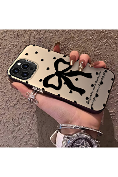 Hontinga حافظة هاتف آيفون 15 برو ماكس متوافقة مع الحواف السيليكونية الصلبة وا...