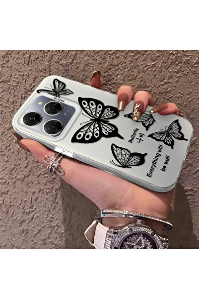 Hontinga حافظة هاتف تكنو سبارك 20 برو متوافقة مع حافة السيليكون الصلبة ومضادة...