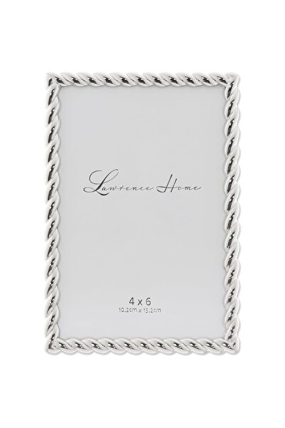 ASTERA 10X15 cm Frame with Silver Metal Rope Design