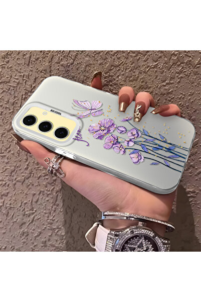 Hontinga حافظة هاتف سامسونج جالاكسي S24 Fe متوافقة مع حافة السيليكون الصلبة و...