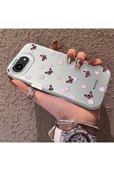 Hontinga iPhone 16E Compatible Silicone Edge Hard Back Anti-Fall Phone Case L...