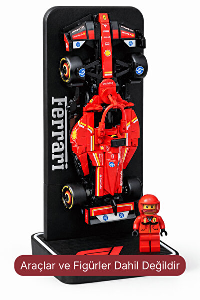 RUVORI Lego F1 Speed Champions Takımlı Sergileme Standı - Ferrari F1 Team