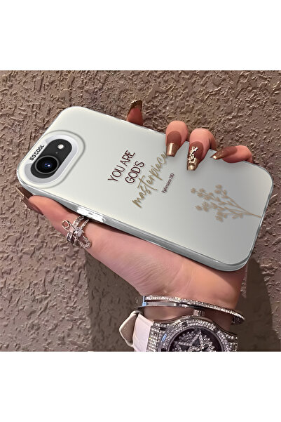 Hontinga iPhone 16E Compatible Silicone Edge Hard Back Anti-Fall Phone Case F...