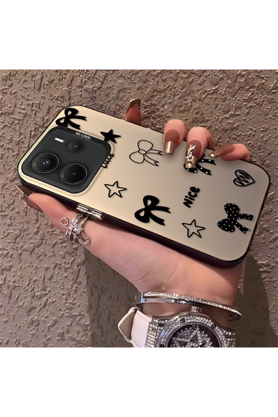 Hontinga حافظة هاتف ريدمي نوت 14 متوافقة مع الحافة السيليكونية الصلبة والمضاد...