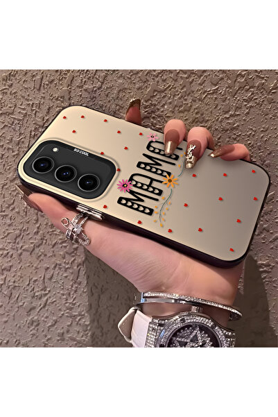 Hontinga حافظة هاتف سامسونج جالاكسي S23 متوافقة مع حافة السيليكون الصلبة ومضا...