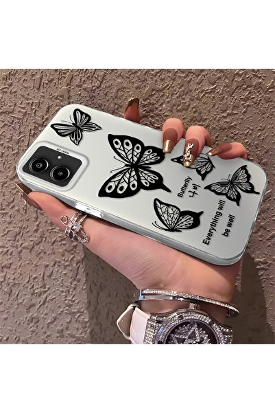 Hontinga حافظة هاتف سامسونج جالاكسي A06 متوافقة مع الحواف السيليكونية الصلبة ...