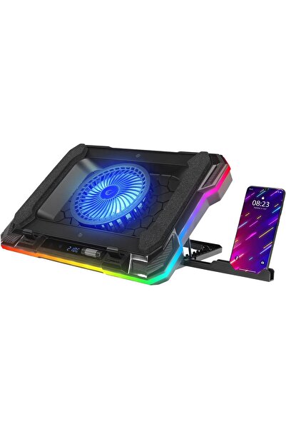 STOREMAX S49 Cyclone Laptop Notebook Soğutucu Stand RGB Renkli Oyunculara Öze...