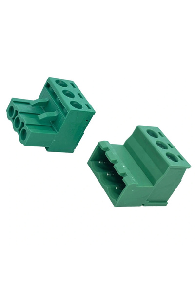 China 3 Pin 5.08mm Kablo Birleştirici Klemens Erkek-Dişi Set