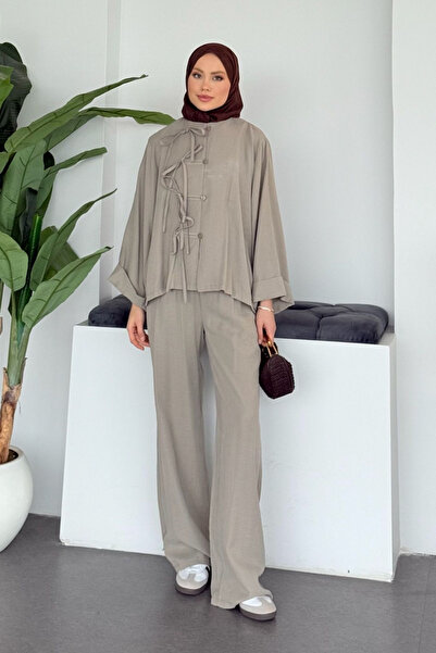 Hazamoda Hakim Yaka Set dublu din nurcă