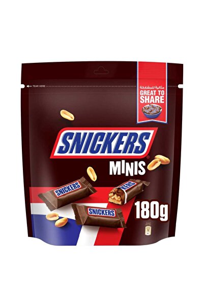 Snickers Minis Chocolate 10 pcs 180 g Peanut Caramel Milk Chocolate Bite Treats