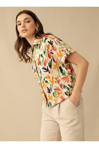 FAV Printed Cropped Shirt