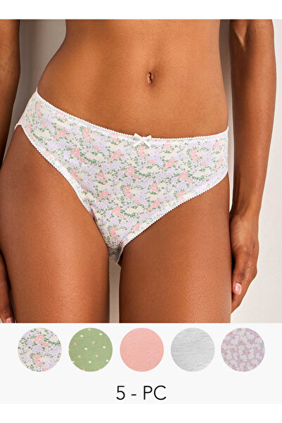 FAV Set of 5 - Bikini Briefs with Assorted Print