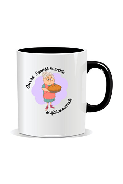 Mug Mania Personalized mug with messages for mother-in-law, Expert in recipes...