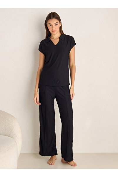 FAV Textured Knit Top and Bottom Co-ord set