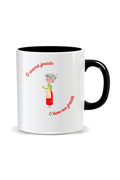 Mug Mania Personalized mug with messages for mother-in-law, A happy mother-in...