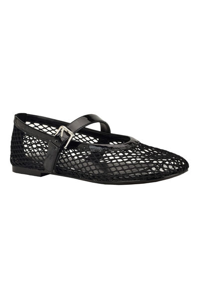 Guess Paxey Mesh MaryJane Flat with Hook and Loop Closure