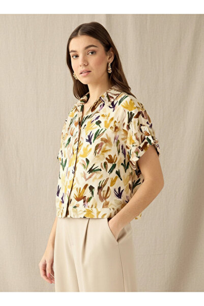 FAV Printed Cropped Shirt